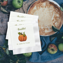 Friendsgiving Dinner Pumpkin Thankful