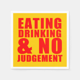 Friendsgiving edryck utan dom Napkins Pappersservett