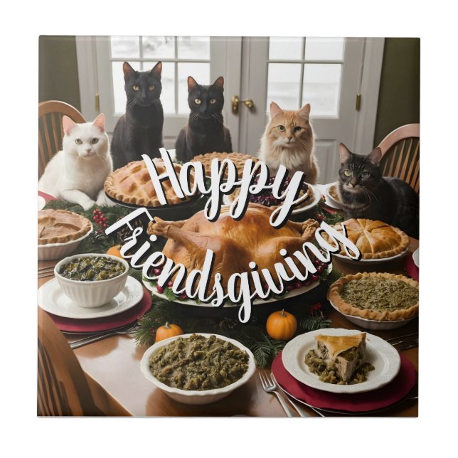 Friendsgiving Feast Kakelplatta (Framsidan)