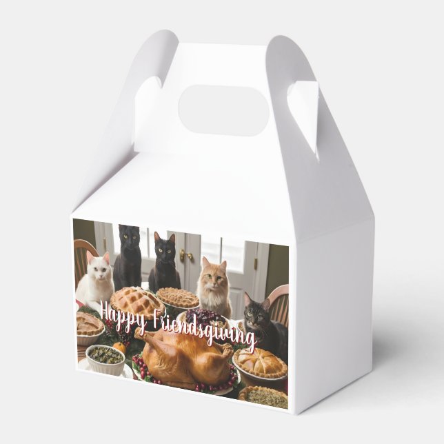 Friendsgiving Feast Presentaskar (Framsidan Sidan)