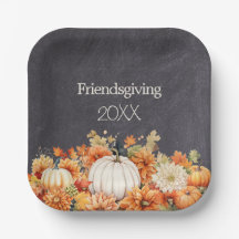 Friendsgiving för Blommigt för fallskärmsfack för