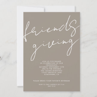 FRIENDSGIVING INBJUDAN