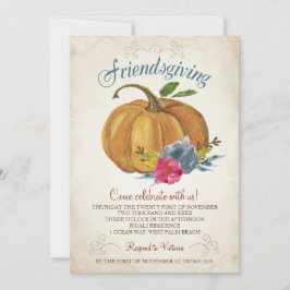 Friendsgiving inbjudan - thanksgivingpumpa