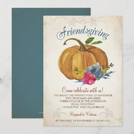 Friendsgiving inbjudan - thanksgivingpumpa