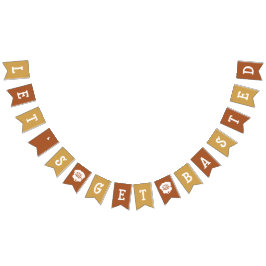 Friendsgiving Låt oss Bast Bunting Banner Vimplar