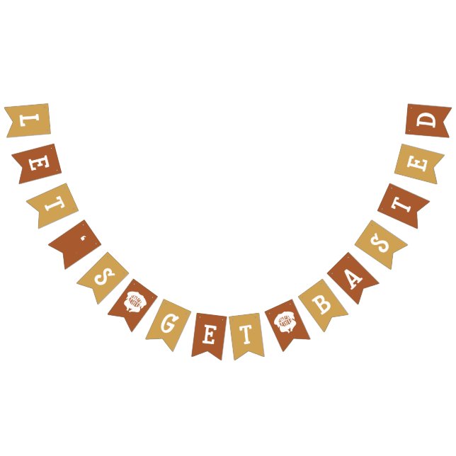 Friendsgiving Låt oss Bast Bunting Banner Vimplar (Alla)