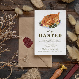 Friendsgiving Låt oss Hämta stoppad Thanksgiving-m Inbjudningar