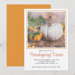 Friendsgiving-middag Inbjudningar
