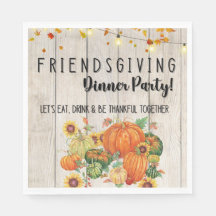 Friendsgiving middag party bspkins