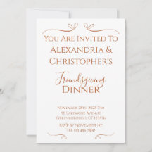 Friendsgiving minimal Chic på middagen