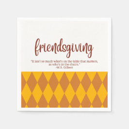 Friendsgiving Napkins Pappersservett