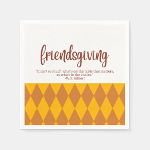 Friendsgiving Napkins Pappersservett