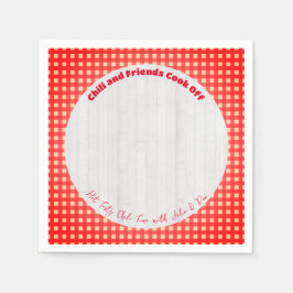 Friendsgiving Potluck Chili Cook av Thanksgiving Pappersservett