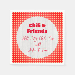 Friendsgiving Potluck Chili Cook av Thanksgiving Pappersservett