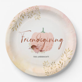 Friendsgiving Ro Guld Glitter Pumpkin