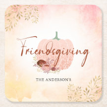 Friendsgiving Ro Guld Glitter Pumpkin