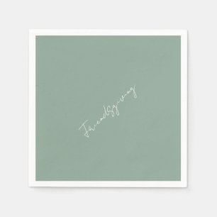 Friendsgiving Sage Cocktail Pappersservett