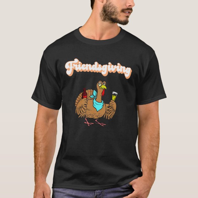 Friendsgiving Squad 2021 Friendsgiving Group Match T Shirt (Framsida)