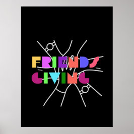 Friendsgiving Squad: Grattis och ifatt Poster