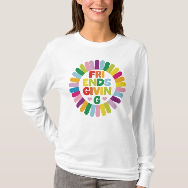 Friendsgiving T Shirt (Framsida)