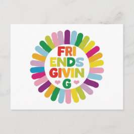 Friendsgiving Vykort