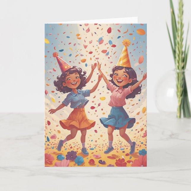 Friendship Blooms on Your Special Day Kort (Framsida)