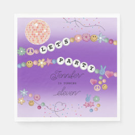 Friendship Bracelet Girl Jewelry Birthday Party Pappersservett