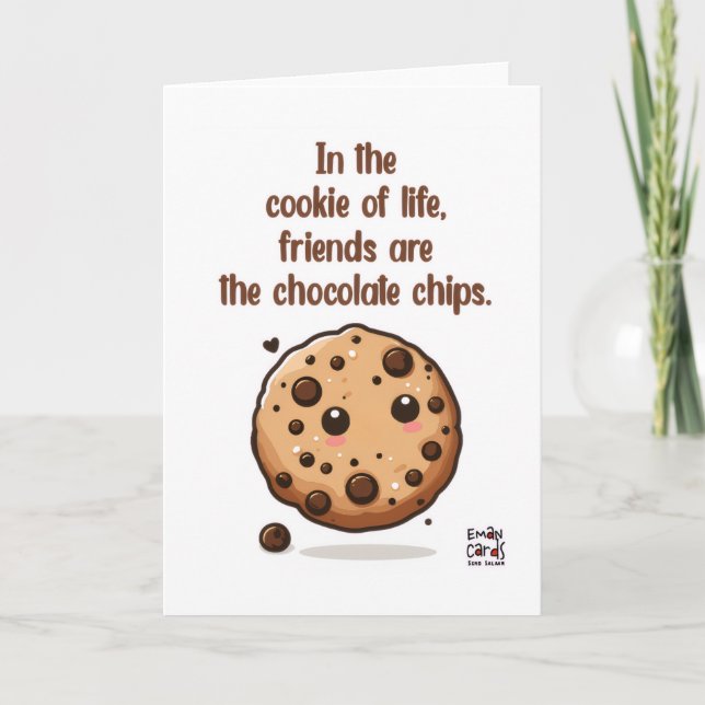 Friendship - Chocolate Chips  Kort (Framsida)
