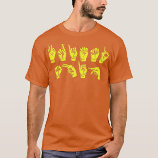 Friendship Funny American Sign Language T Shirt
