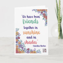 Friendship - Nice Floral Card
