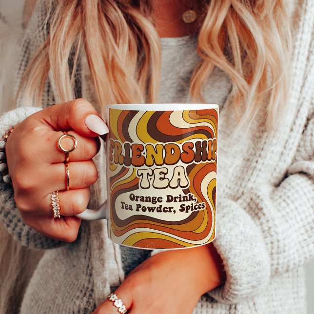 Friendship Tea Groovy Recipe Art Kaffemugg (Skapare uppladdad)