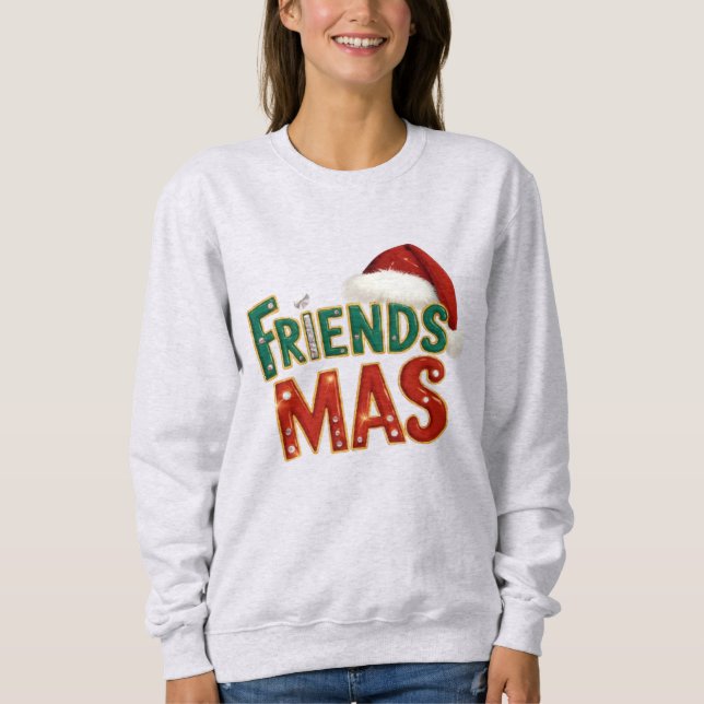 FriendsMas Christmas | Funny Holiday Friends Gift  T Shirt (Framsida)