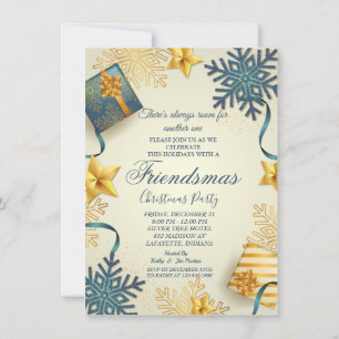 Friendsmas-inbjudan till julfest inbjudningar