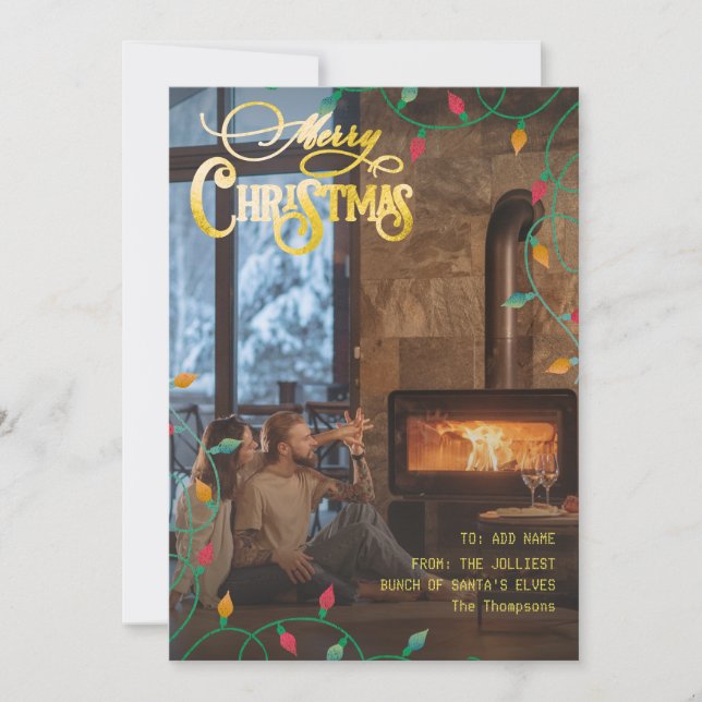 Friendsmas Jolliest Bunch-Helgdag Julkort (Framsida)