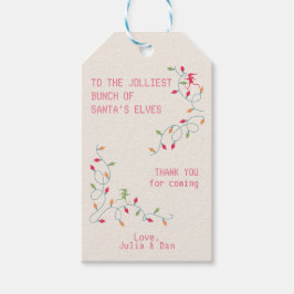 Friendsmas Jolliest Bunch jul Vacation Party Presentetikett