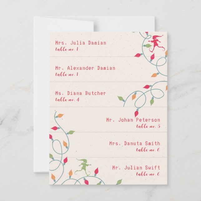 Friendsmas Jolliest Bunch-julkort Inbjudningar (Framsida)