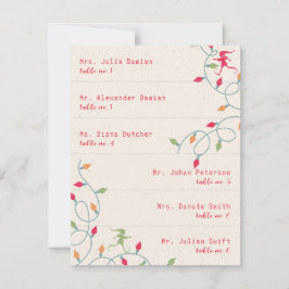 Friendsmas Jolliest Bunch-julkort Inbjudningar