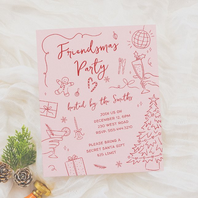 Friendsmas Whimsique Doodle jul-budget Party (Skapare uppladdad)