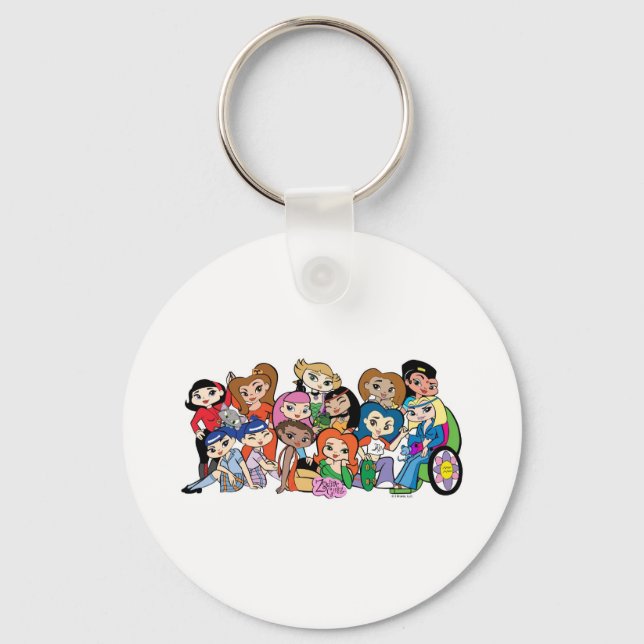 Friendz Keychain Nyckelring (Framsida)