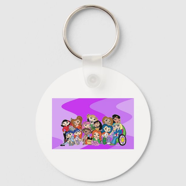 Friendz Keychain Nyckelring (Framsida)