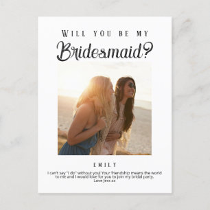 Frieri av Bridesmaid, Anpassningsbar Newspaper Vykort