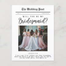 Frieri av Bridesmaid, Anpassningsbar Newspaper