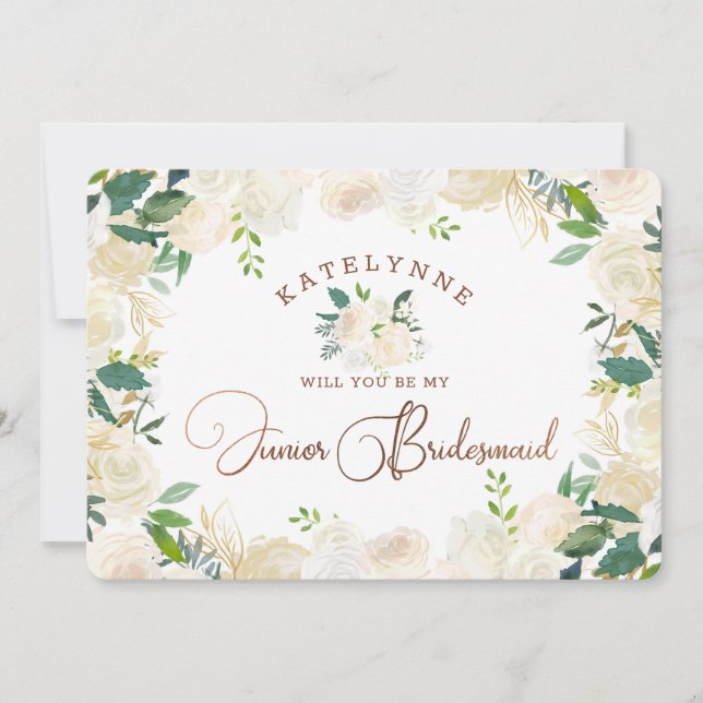 Frieri av Farmhouse Fresh Rustic Jr. Bridesmaid (Framsida)