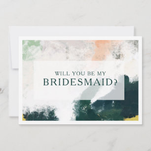 Frieri av kort för färgad Abstrakt i Bridesmaid