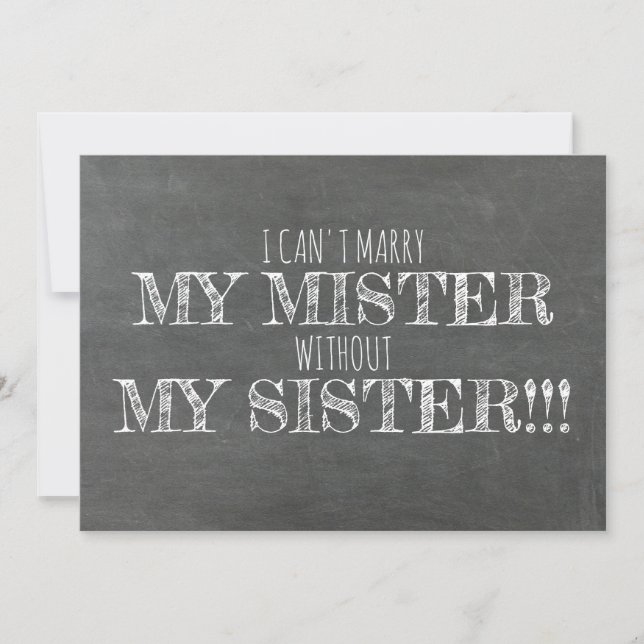 Frieri av kretskort Bridesmaid/Maid of honor Inbjudningar (Framsida)