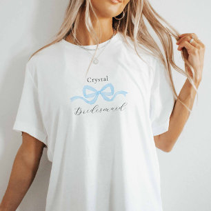 Frieri av ljus blått blått blankblått t shirt