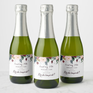 Frieri av vattenfärg Illustrated Fall Bridesmaid