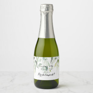 Frieri av vattenfärgen Eucalyptus Greenery Bridesm
