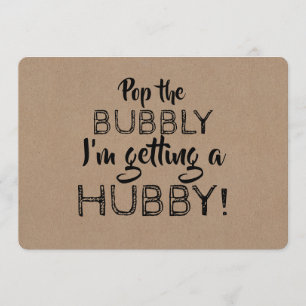 Frieri Bubly Funny Bridesmaid Inbjudningar