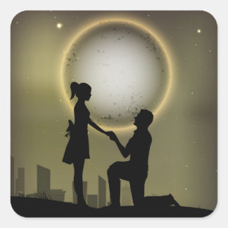 Frieri fästpunkter fyrkantigt klistermärke